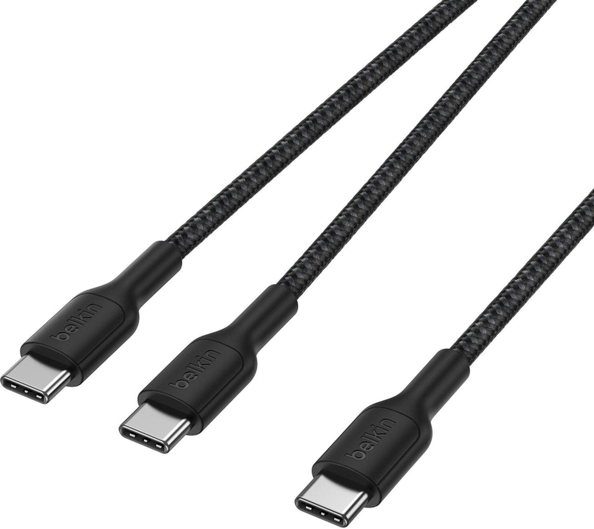 Belkin BoostCharge Pro 140W Dual USB-C kaapeli, 1,5m, musta – 3