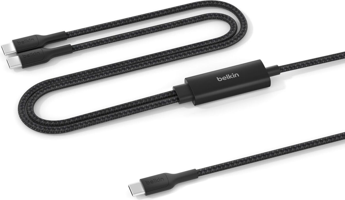 Belkin BoostCharge Pro 140W Dual USB-C kaapeli, 1,5m, musta – 1