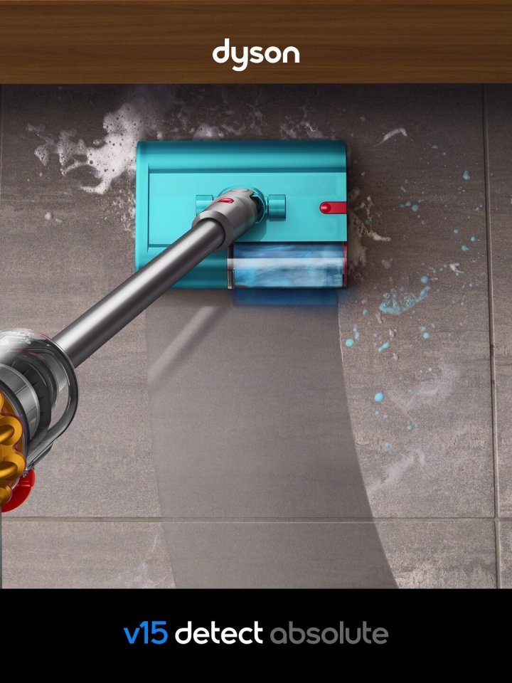Dyson V15s Detect™ Submarine™ varsi-imuri + moppi