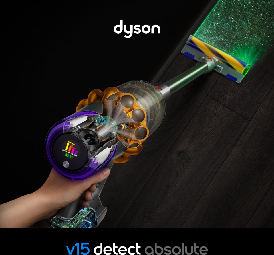 Dyson V15 Detect Absolute varsi-imuri