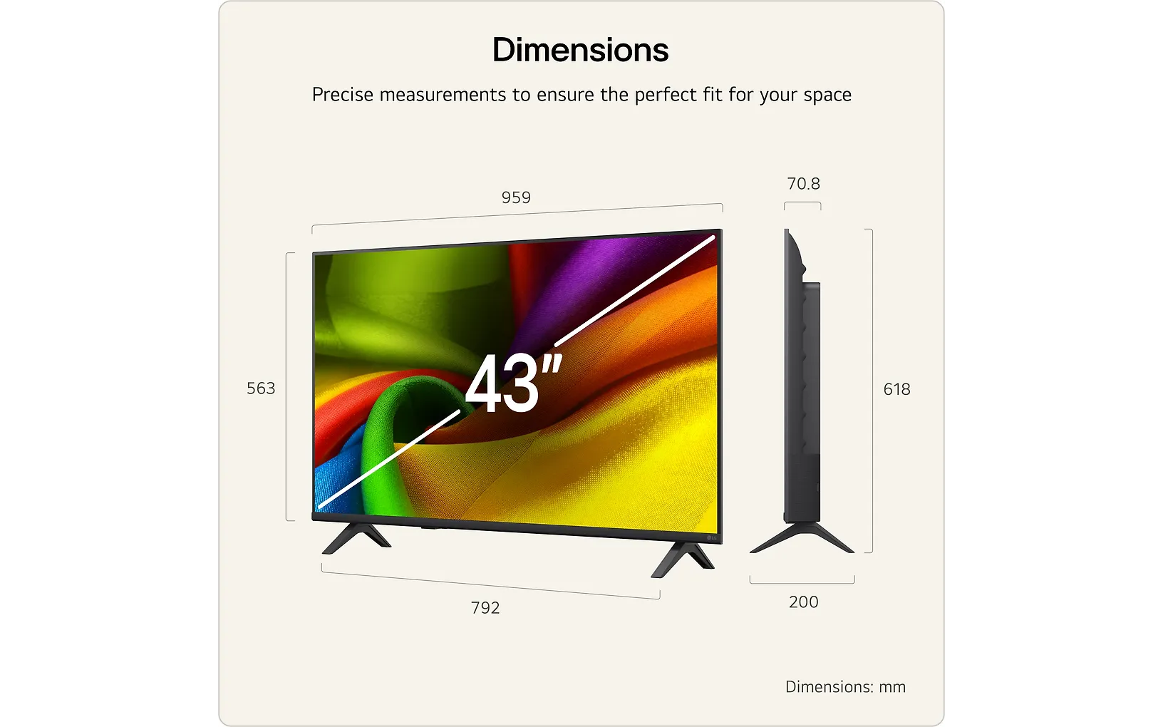 LG 43" NU850 – 4K LED TV