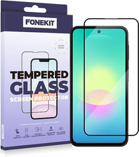 FoneKit Full Cover panssarilasi, Samsung Galaxy A27 – kuva 1