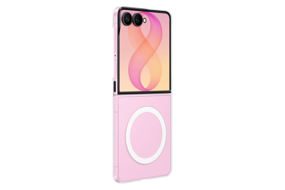 Samsung Galaxy Flip8 Clear Magnet Qi2 suojakotelo, läpinäkyvä – kuva 4