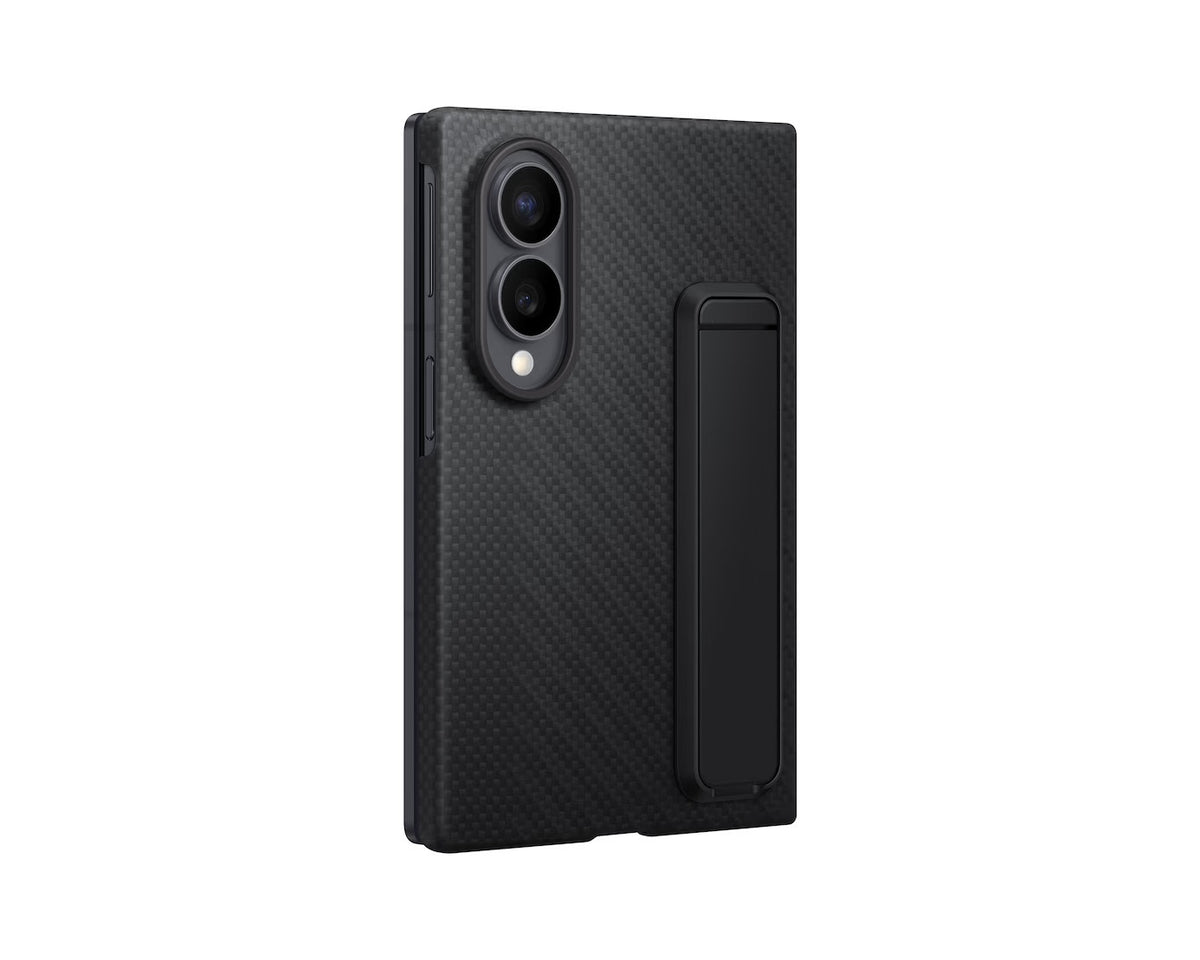 Samsung Galaxy Fold8 Carbon Standing suojakotelo, musta – kuva 2