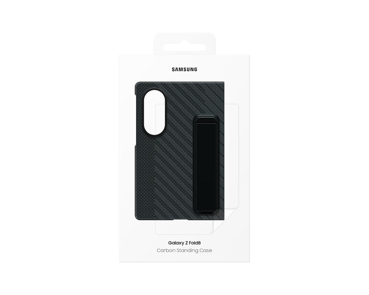 Samsung Galaxy Fold8 Carbon Standing suojakotelo, musta – kuva 7