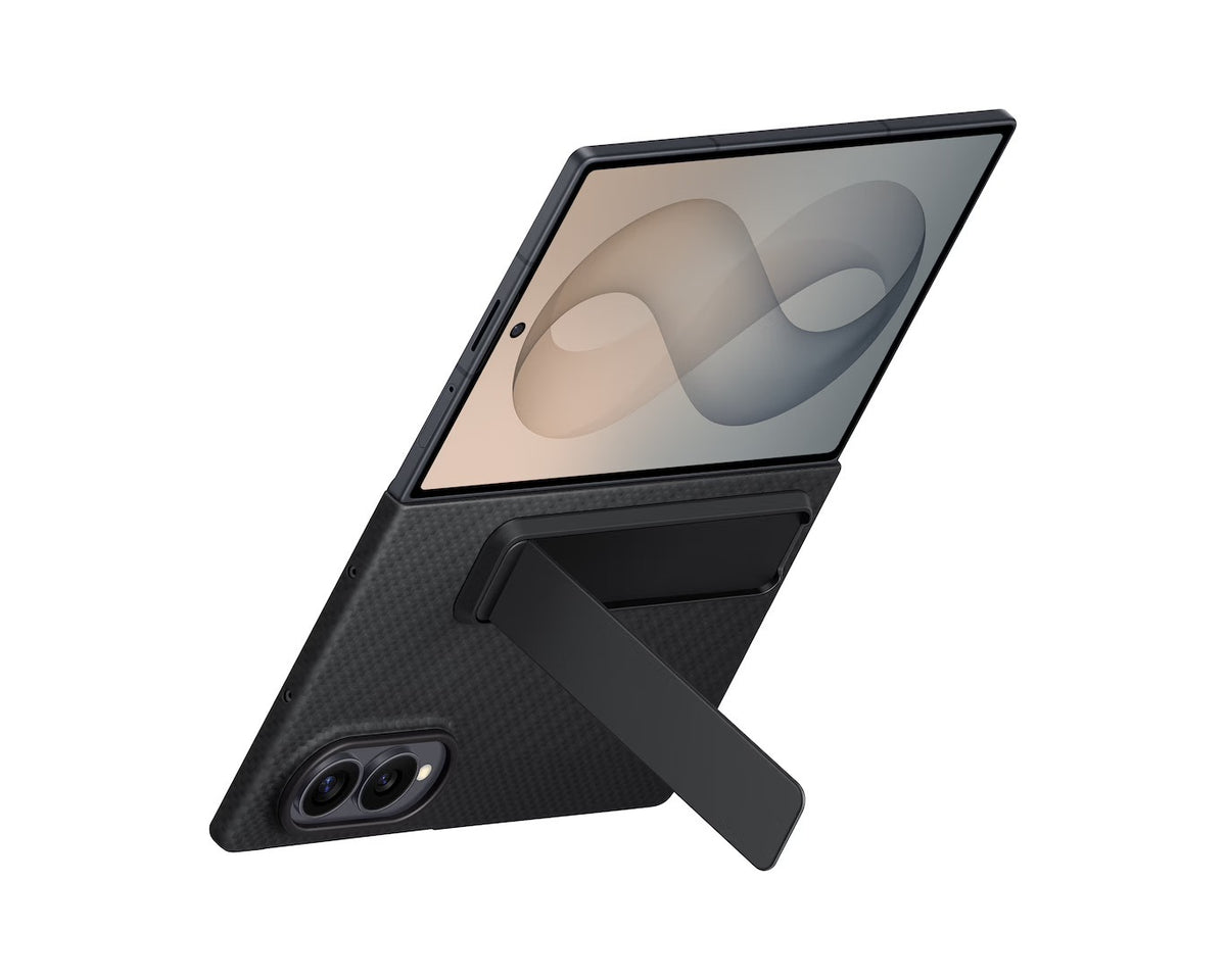 Samsung Galaxy Fold8 Carbon Standing suojakotelo, musta – kuva 3
