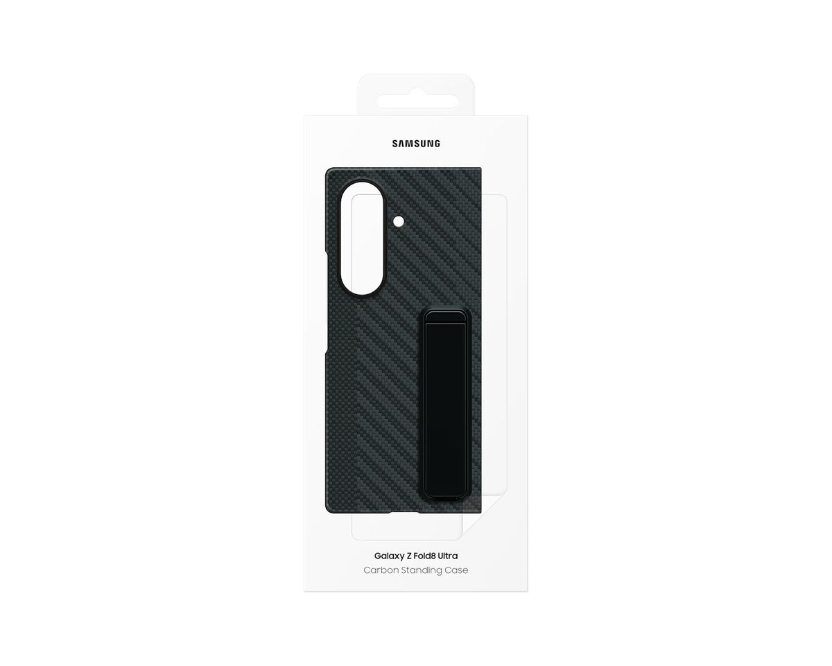 Samsung Galaxy Fold8 Ultra Carbon Standing suojakotelo, musta – kuva 6