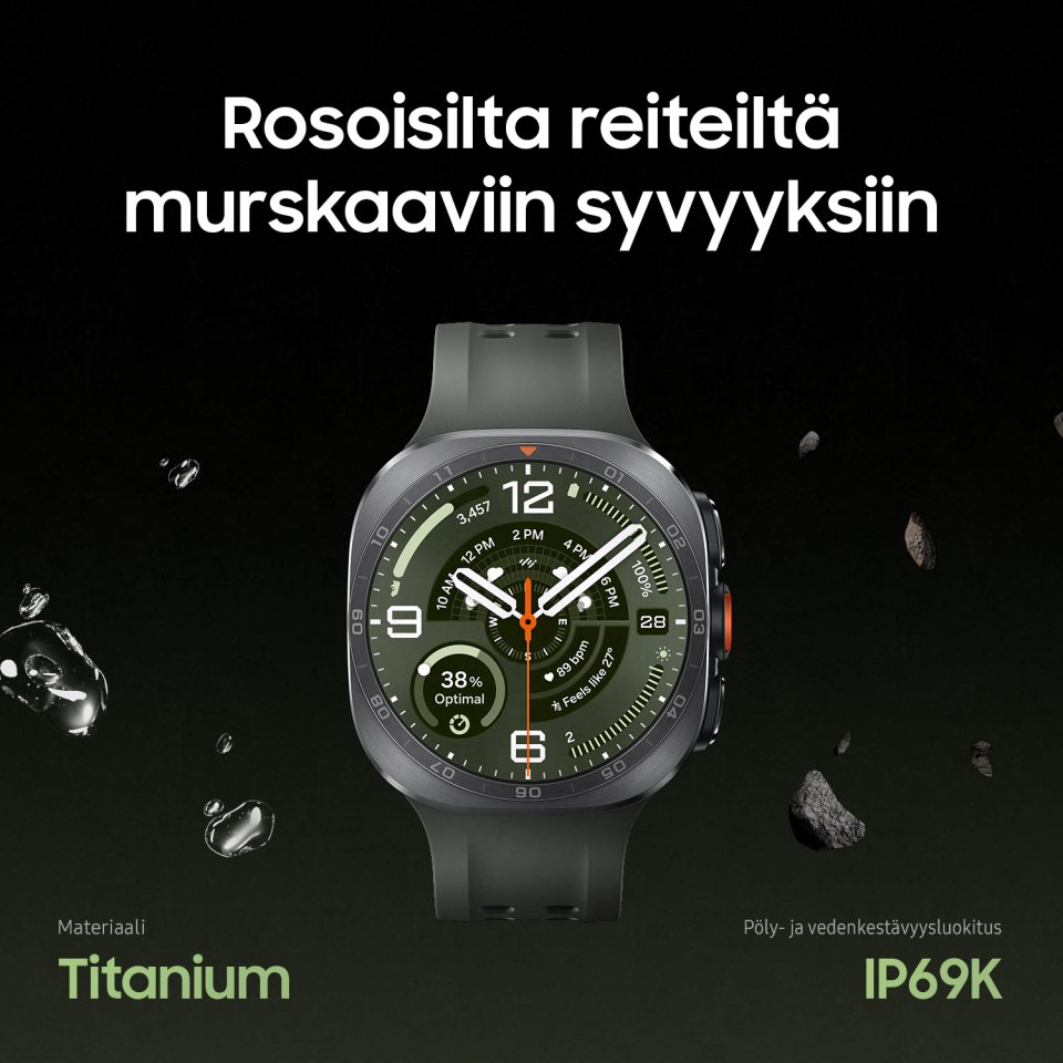 Samsung Galaxy Watch Ultra2 älykello, 47 mm, Titanium Gray
