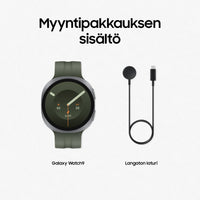 Samsung Galaxy Watch9 4G älykello, 44 mm, hopea