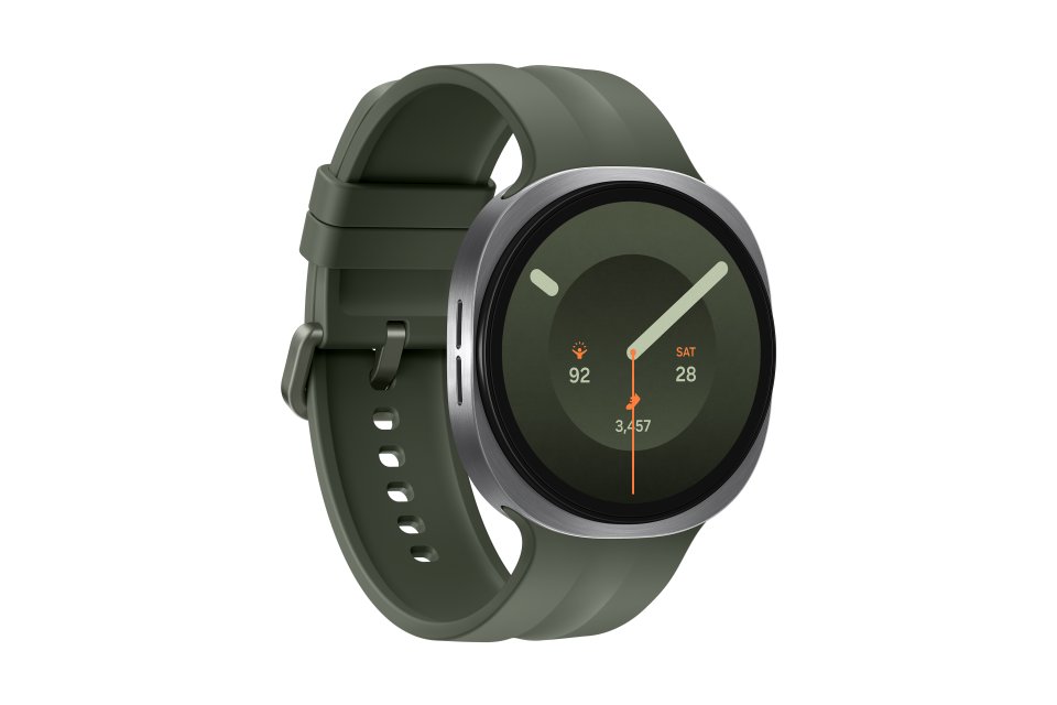 Samsung Galaxy Watch9 4G älykello, 44 mm, hopea