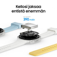 Samsung Galaxy Watch9 BT älykello, 44 mm, hopea