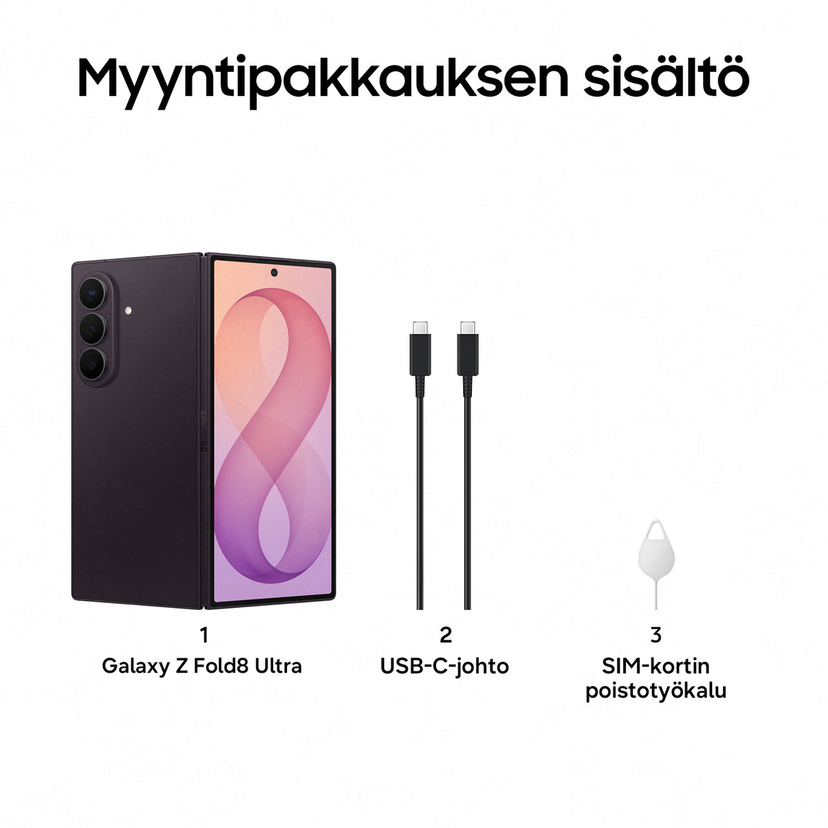 Samsung Galaxy Z Fold8 Ultra 5G puhelin, 256/12 Gt, musta – kuva 17