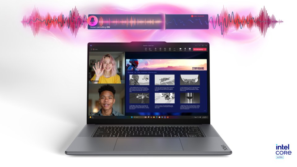 Lenovo Yoga Pro 9 16" -kannettava, harmaa (83SF001JMX)