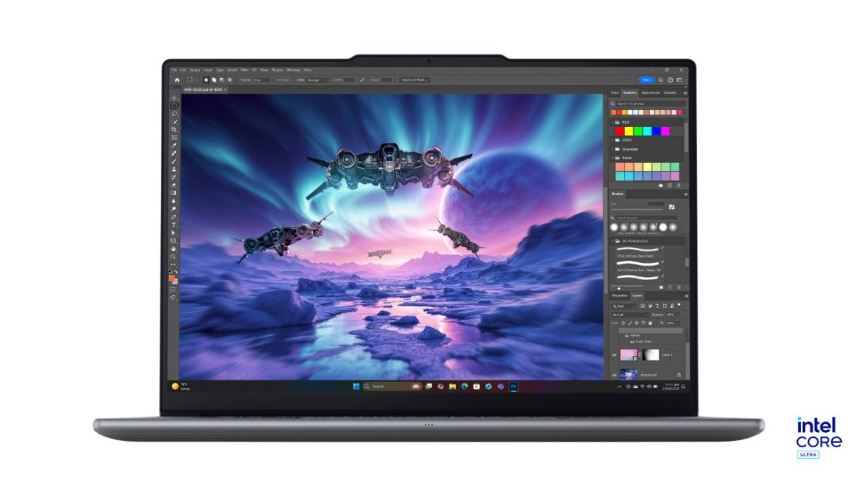 Lenovo Yoga Pro 9 16" -kannettava, harmaa (83SF001KMX)