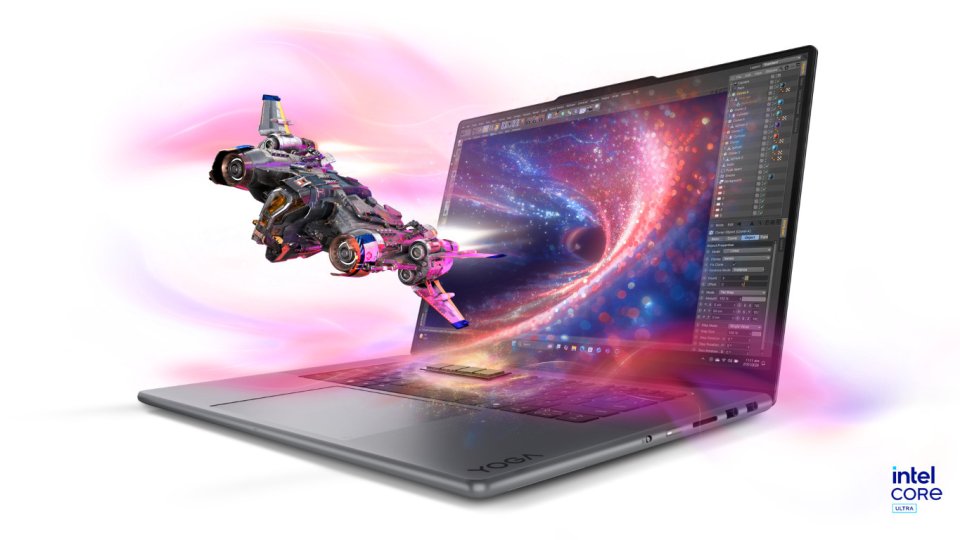 Lenovo Yoga Pro 9 16" -kannettava, harmaa (83SF001KMX)