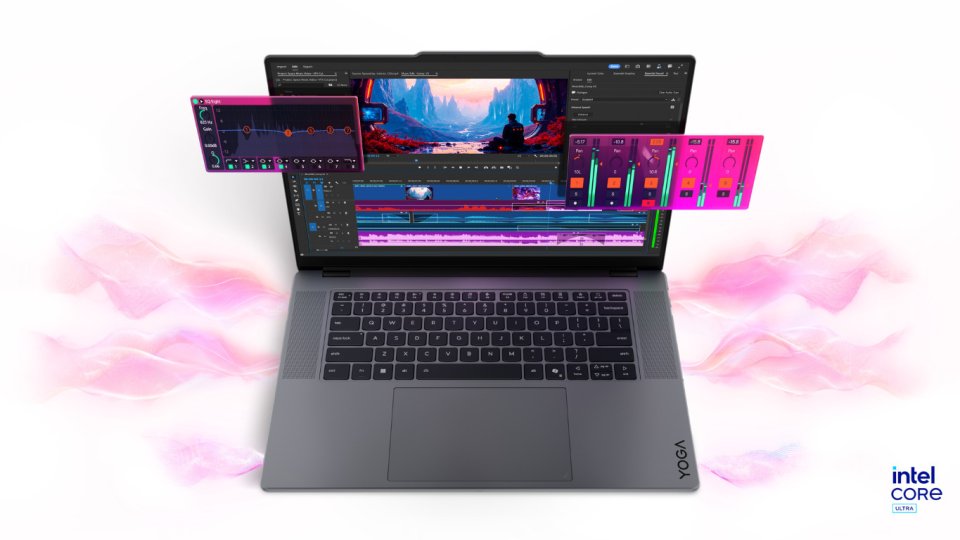 Lenovo Yoga Pro 9 16" -kannettava, harmaa (83SF001KMX)