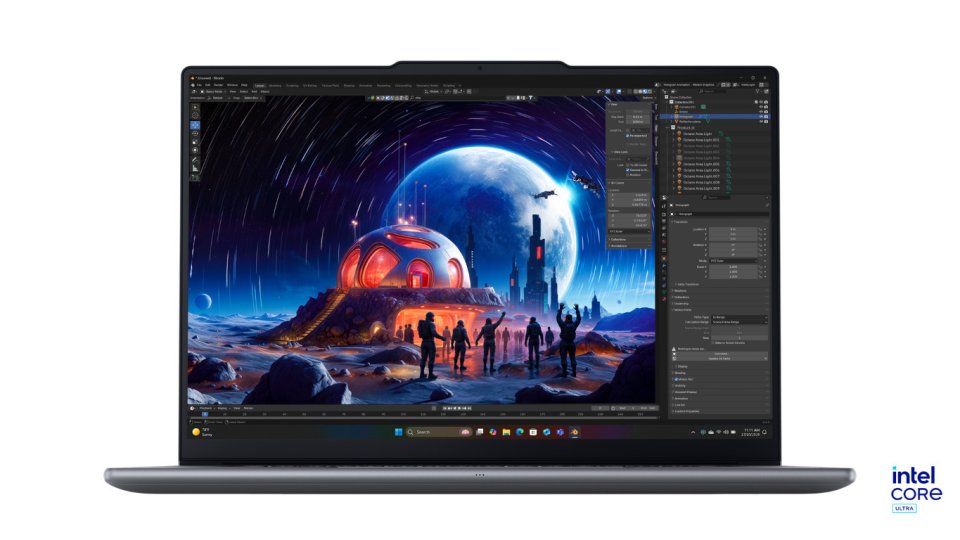 Lenovo Yoga Pro 9 16" -kannettava, harmaa (83SF001KMX)
