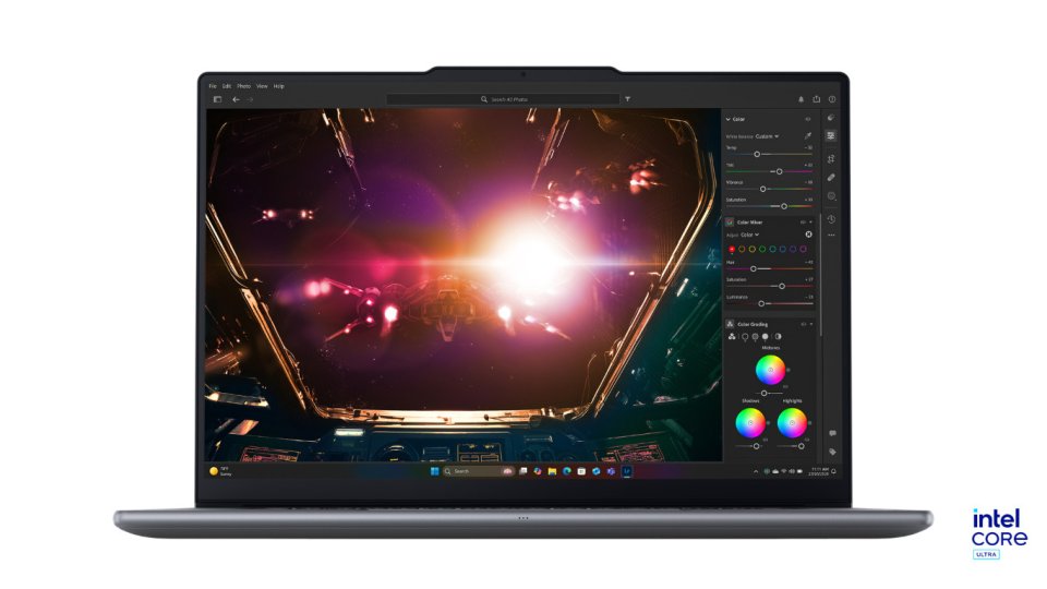 Lenovo Yoga Pro 9 16" -kannettava, harmaa (83SF001KMX)