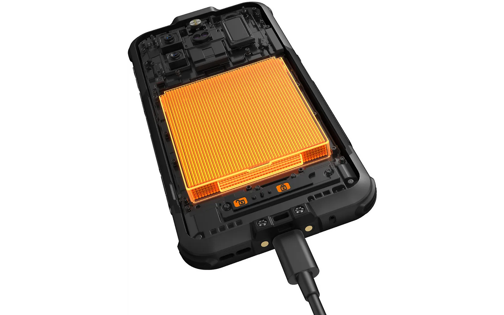 Ulefone RugOne Xever 8 älypuhelin, 8 + 256 Gt, musta