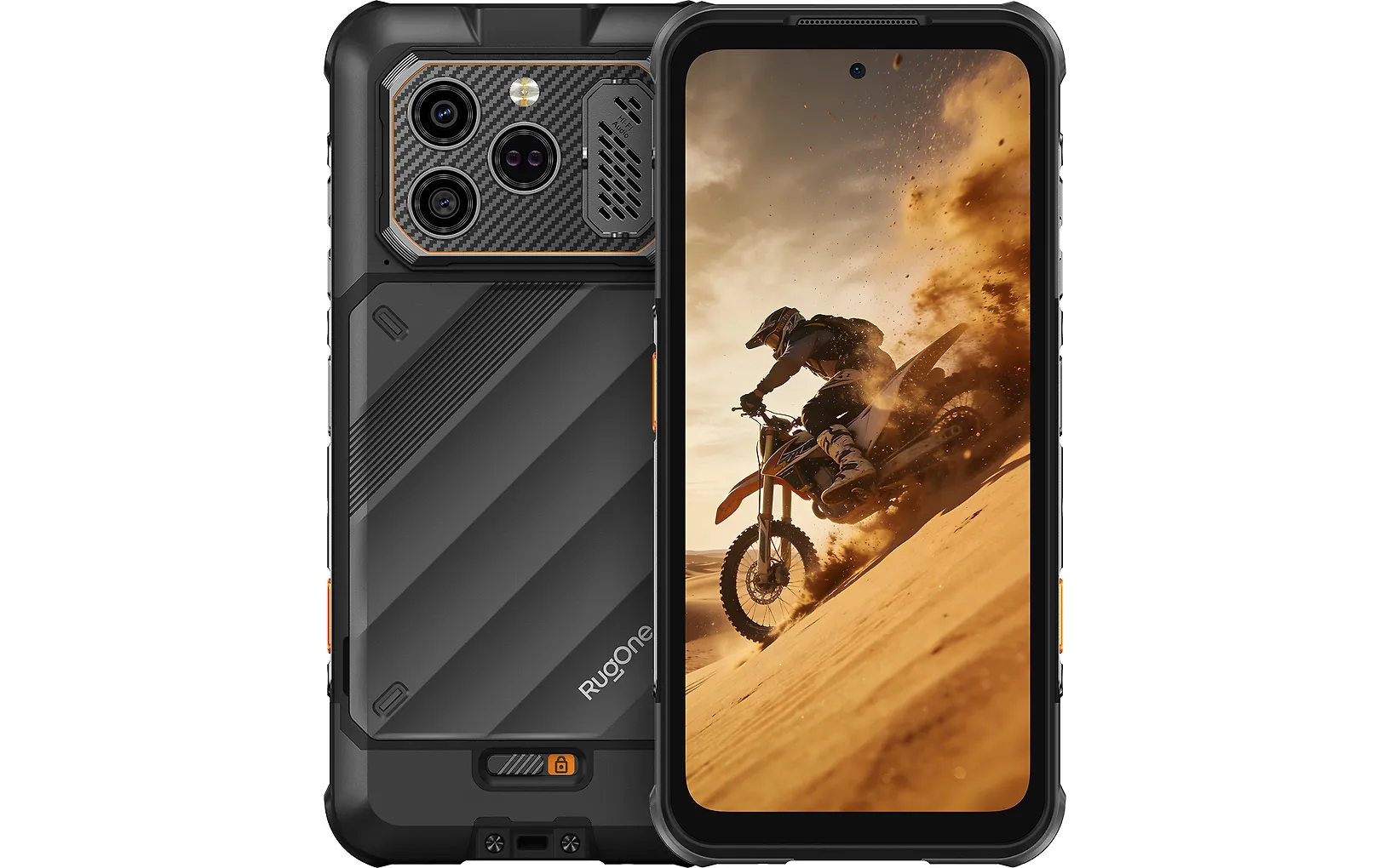 Ulefone RugOne Xever 8 älypuhelin, 8 + 256 Gt, musta