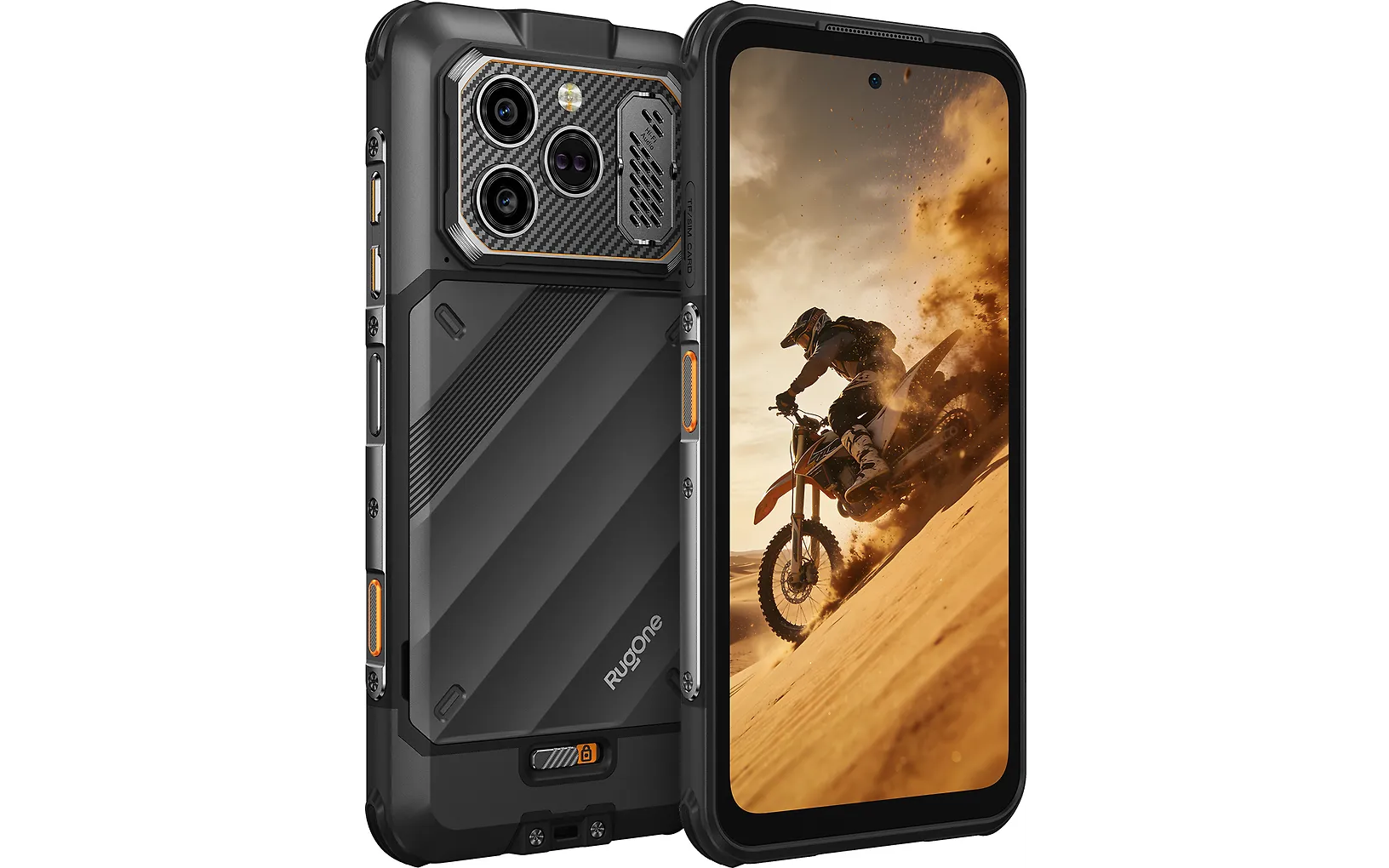 Ulefone RugOne Xever 8 älypuhelin, 8 + 256 Gt, musta