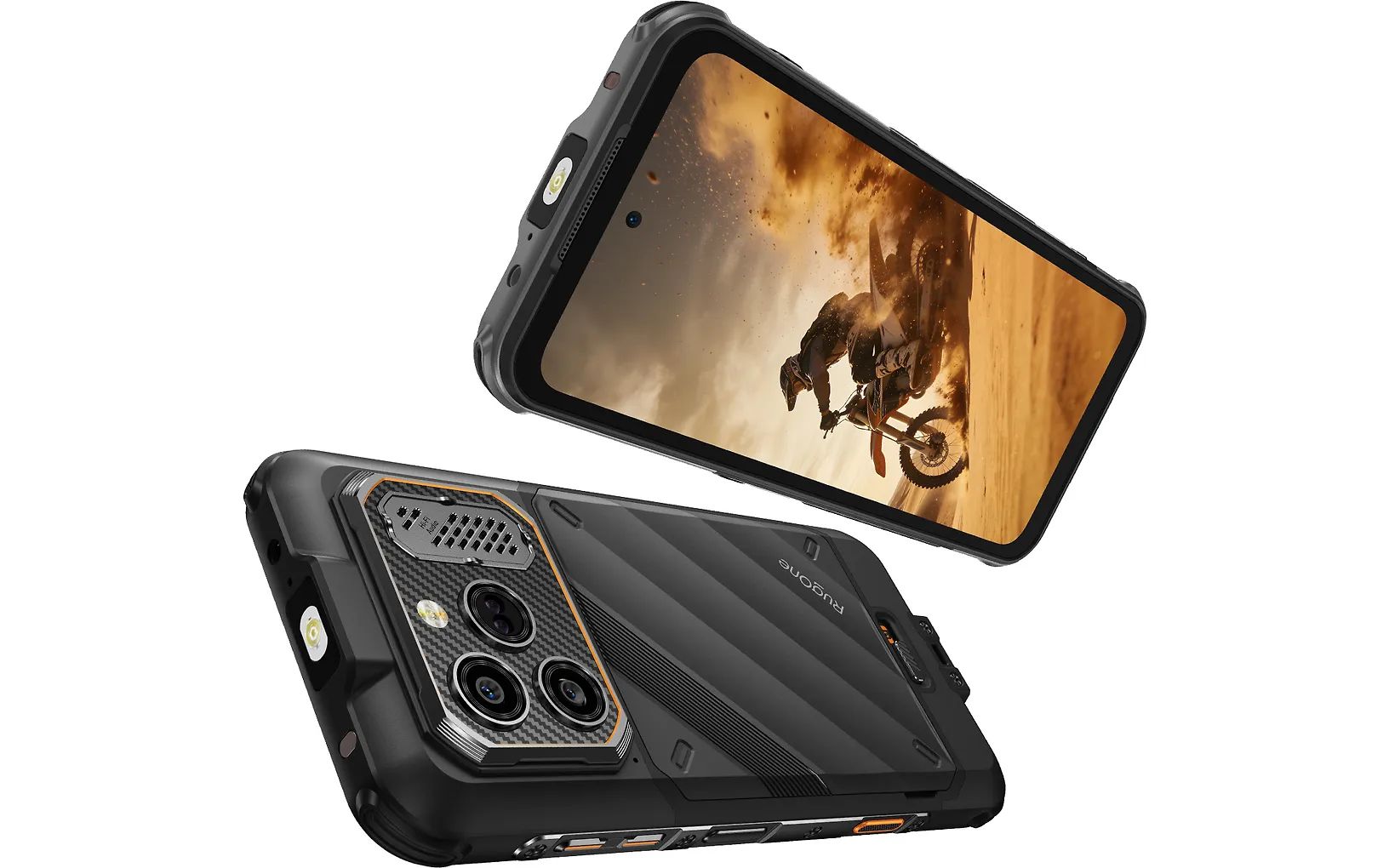 Ulefone RugOne Xever 8 älypuhelin, 8 + 256 Gt, musta