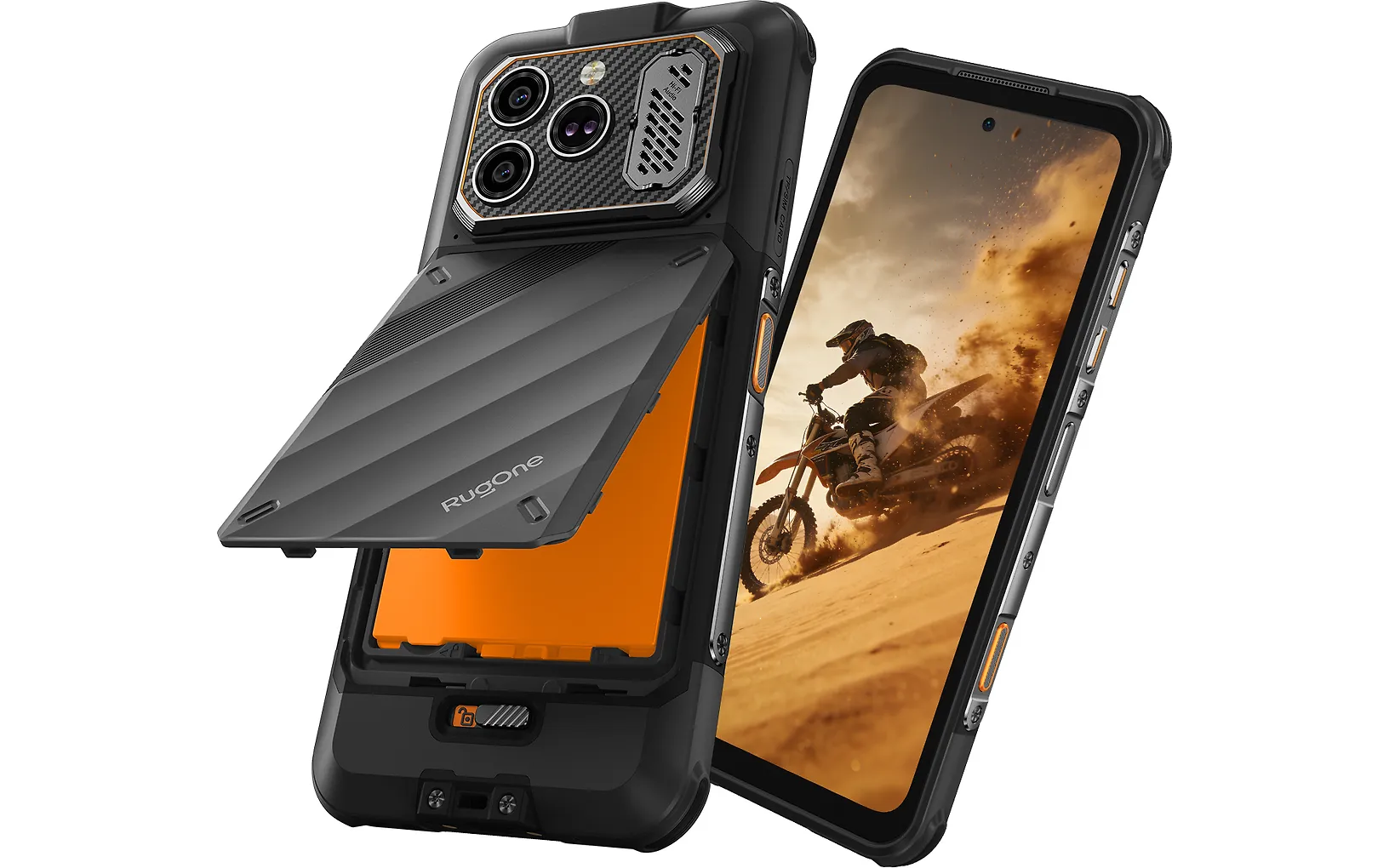 Ulefone RugOne Xever 8 älypuhelin, 8 + 256 Gt, musta
