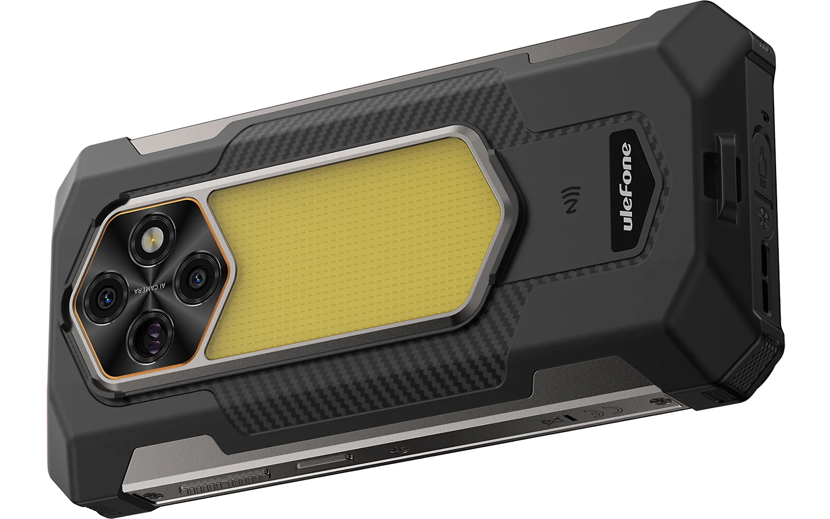 Ulefone Rugking 5 Pro älypuhelin, 8 + 256 Gt, musta