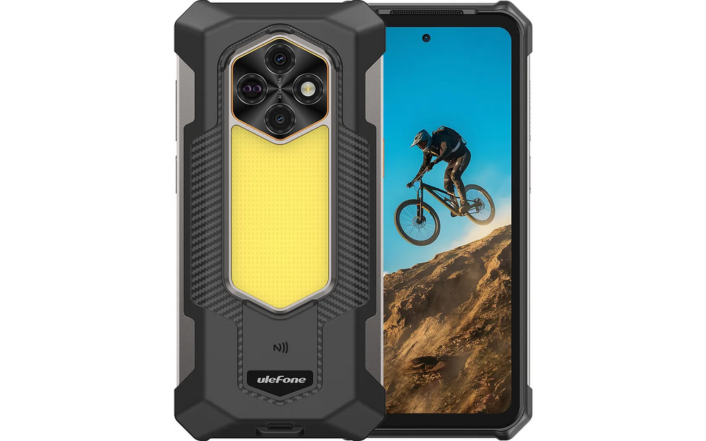 Ulefone Rugking 5 Pro smartphone, 8 + 256 GB, svart