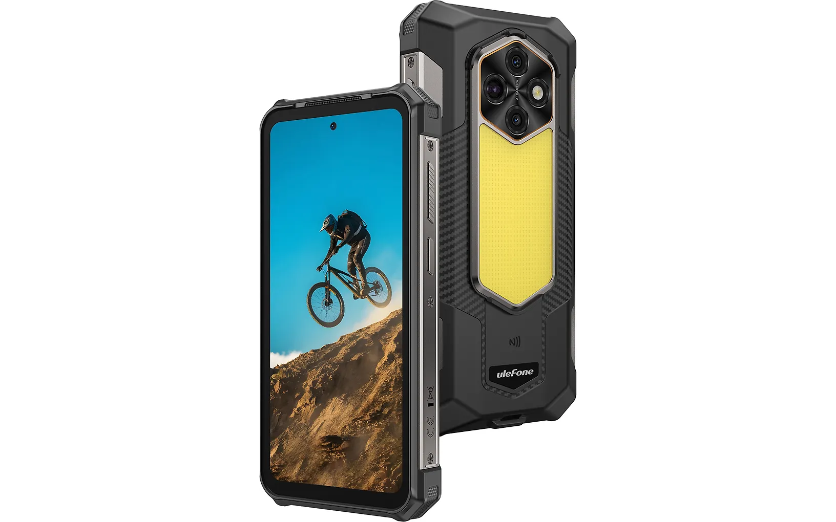 Ulefone Rugking 5 Pro älypuhelin, 8 + 256 Gt, musta