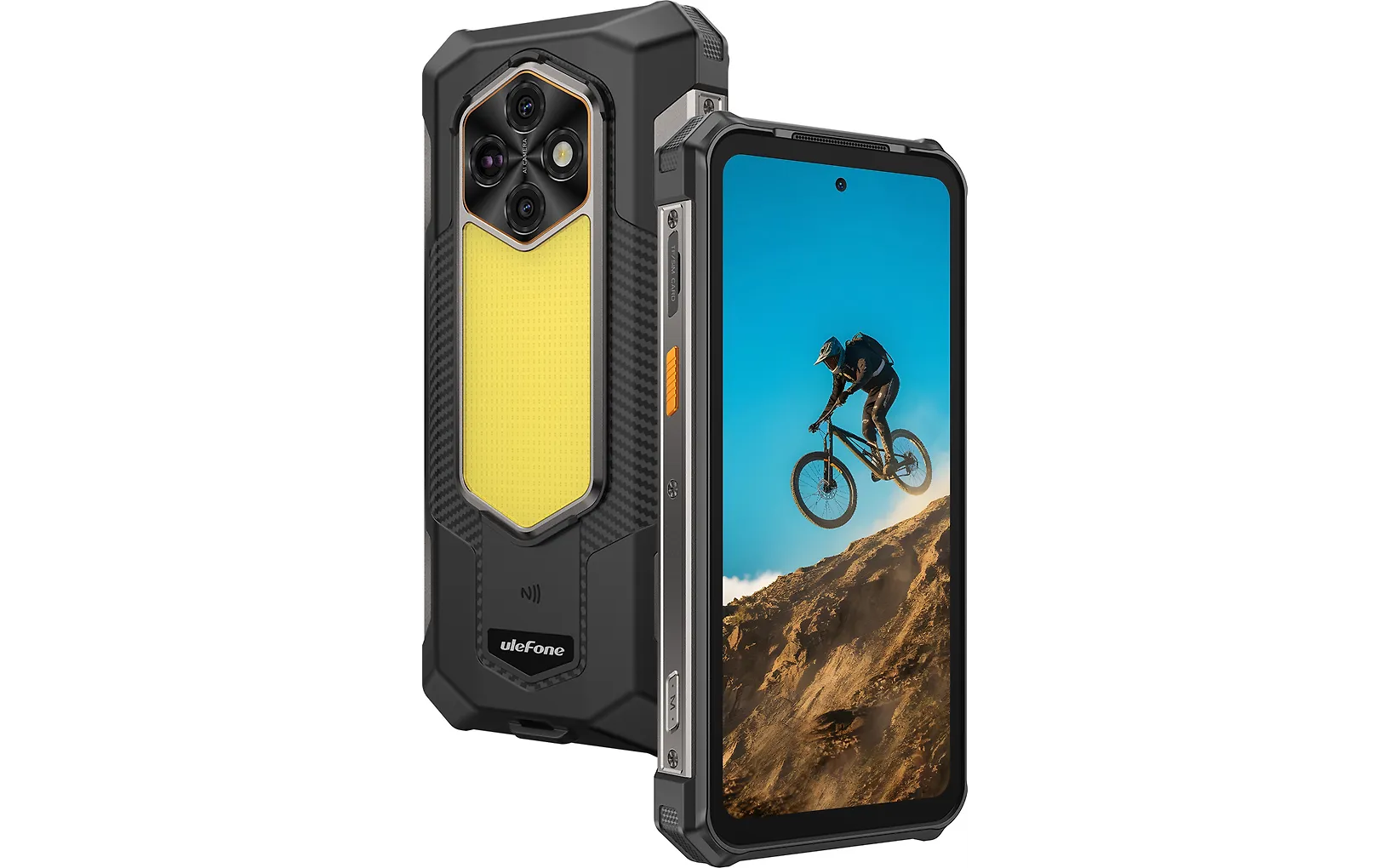 Ulefone Rugking 5 Pro älypuhelin, 8 + 256 Gt, musta