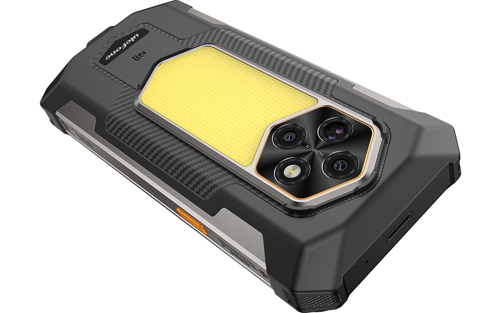 Ulefone Rugking 5 Pro älypuhelin, 8 + 256 Gt, musta