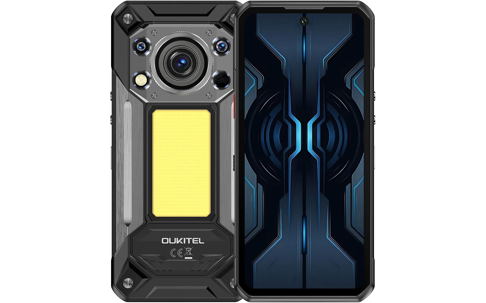 Oukitel WP500 robust telefon, 12 GB + 1 TB, svart