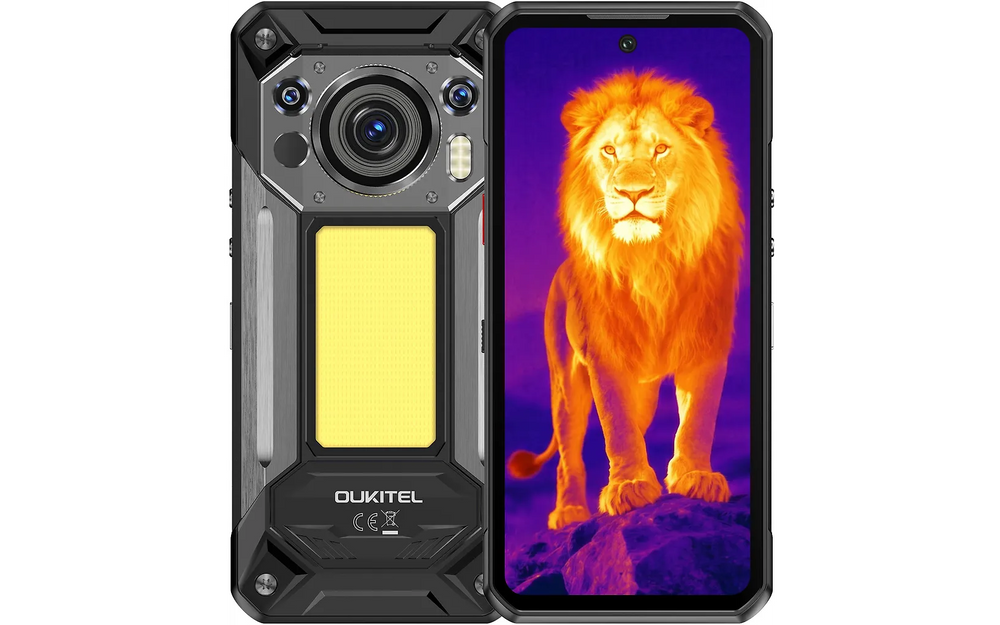 Oukitel WP500 Ultra älypuhelin, 12 Gt + 1 Tt, musta