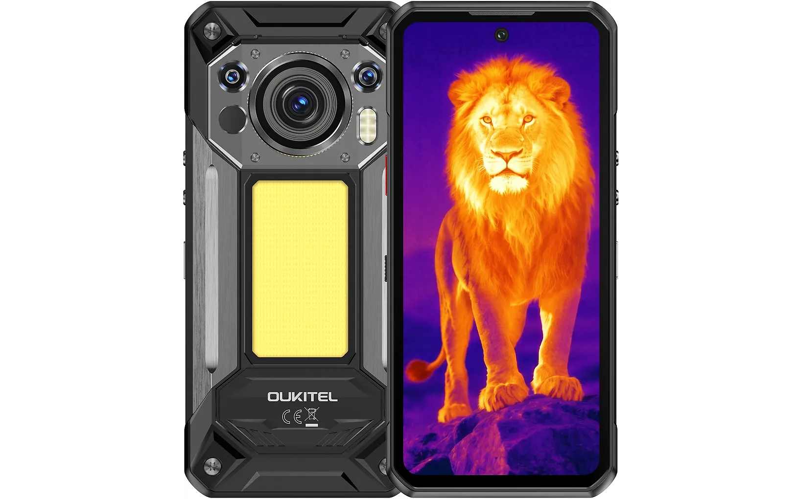 Oukitel WP500 Ultra smartphone, 12 GB + 1 TB, svart