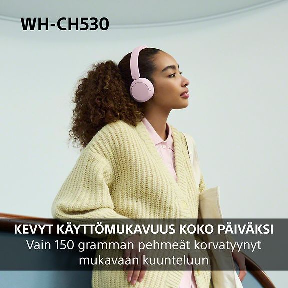 Sony WH-CH530 langattomat sankakuulokkeet, musta – kuva 4
