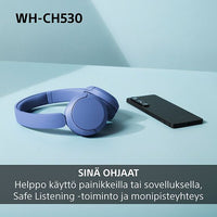 Sony WH-CH530 langattomat sankakuulokkeet, musta – kuva 7