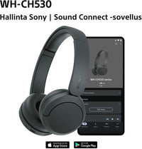 Sony WH-CH530 langattomat sankakuulokkeet, musta – kuva 10