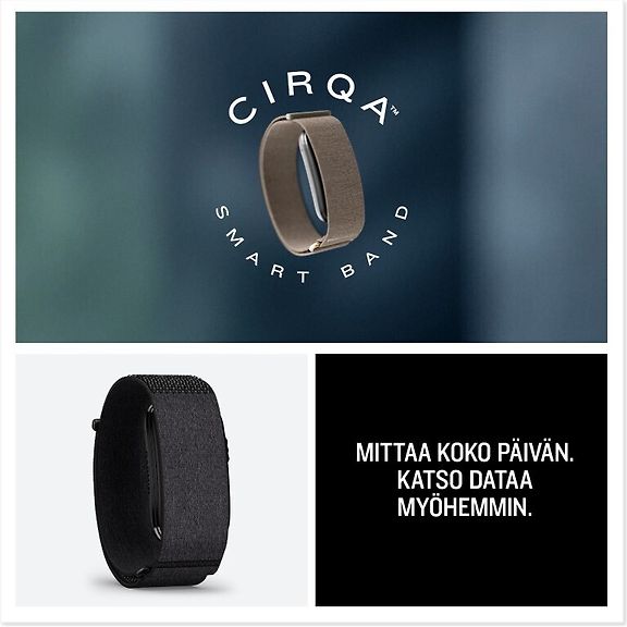 Garmin CIRQA Smart Band aktiivisuusranneke, musta, L/XL – kuva 35