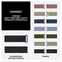 Garmin CIRQA Smart Band aktiivisuusranneke, musta, L/XL – kuva 33