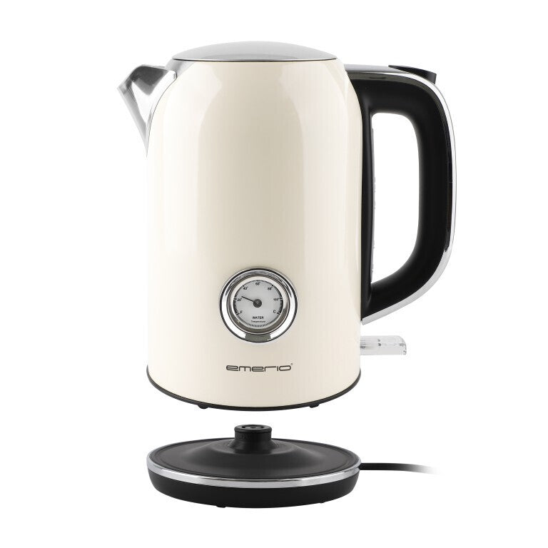 Emerio retro vedenkeitin, beige