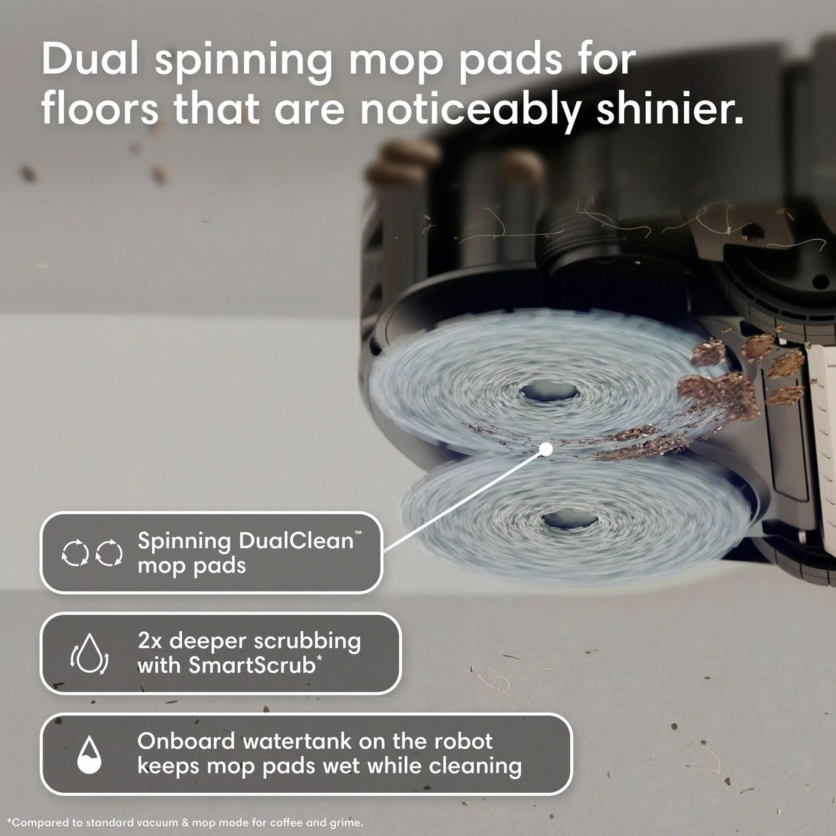 iRobot Roomba Combo Plus 575 robotti-imuri, valkoinen