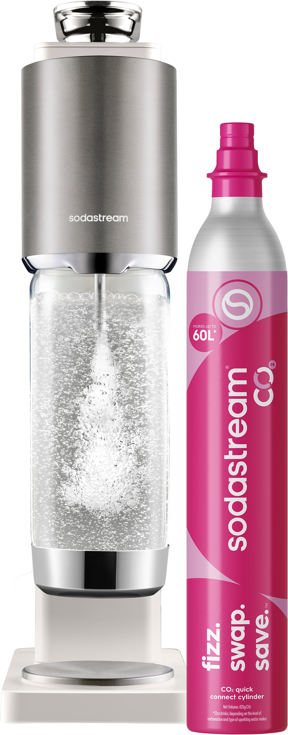Sodastream Fresh Plus hiilihapotuslaite, valkoinen – kuva 1