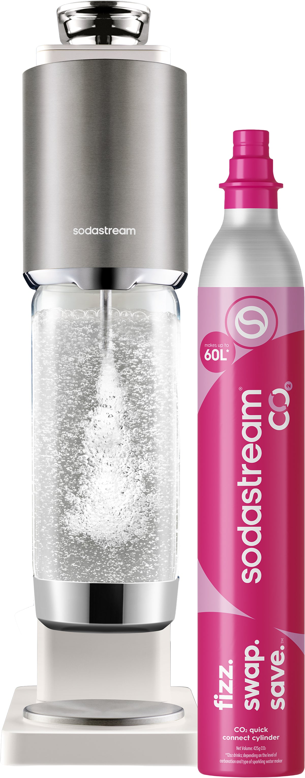 Sodastream Fresh Plus hiilihapotuslaite, valkoinen – kuva 1