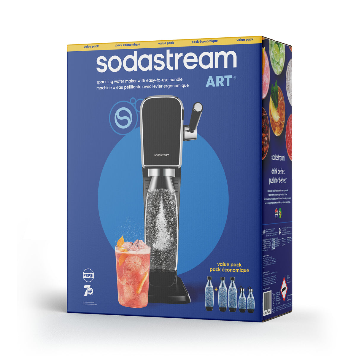Sodastream Art Valuepack hiilihapotuslaite, musta – kuva 3