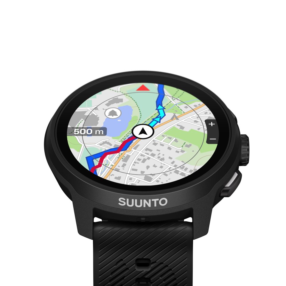 Suunto Run 2 juoksukello, 4 Gt, All Black