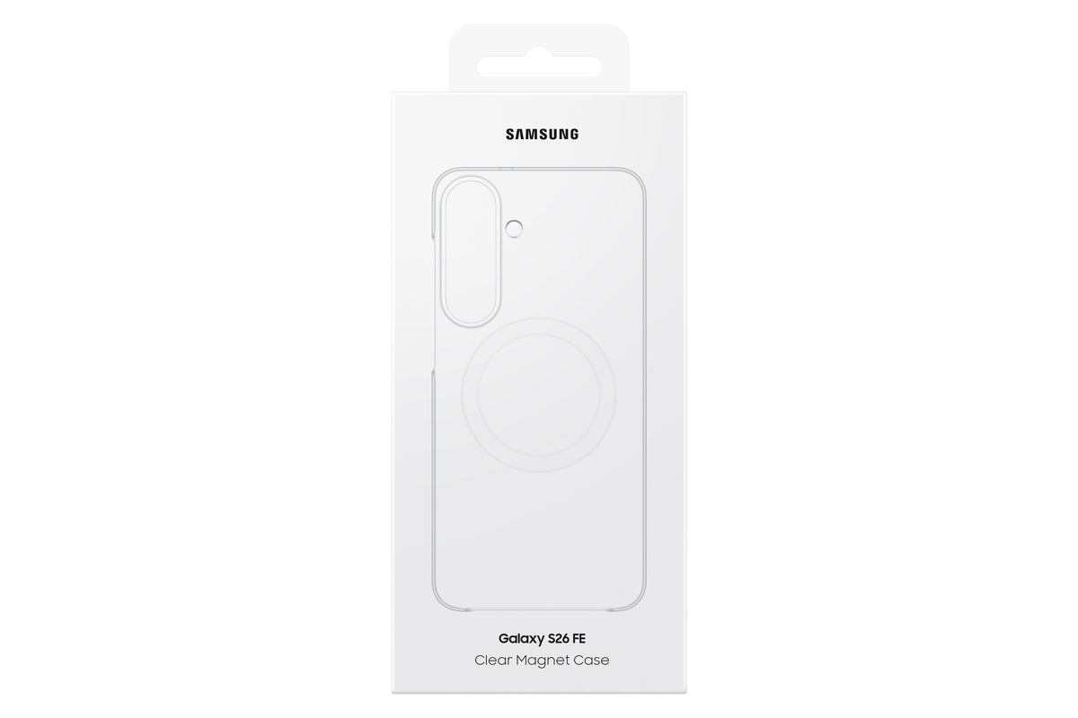 Samsung S26 FE Clear Magnet Case suojakuori, läpinäkyvä – kuva 6