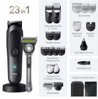 Braun All-in-One Series 9 23in1 parranajosetti, AIO9560, harmaa – kuva 7