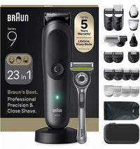 Braun All-in-One Series 9 23in1 parranajosetti, AIO9560, harmaa – kuva 1