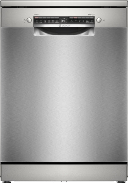 Bosch SMS4HVI14E Serie 4 astianpesukone, harjattu teräs, anti fingerprint